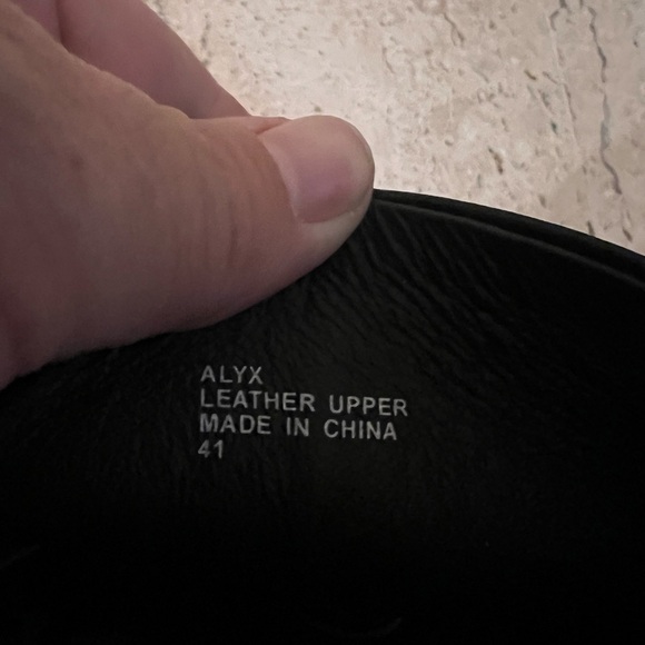 ASH Alyx Women's Stylish Ankle Boot – Trendy Black Leather Size 10 (41) - Picture 6 of 8